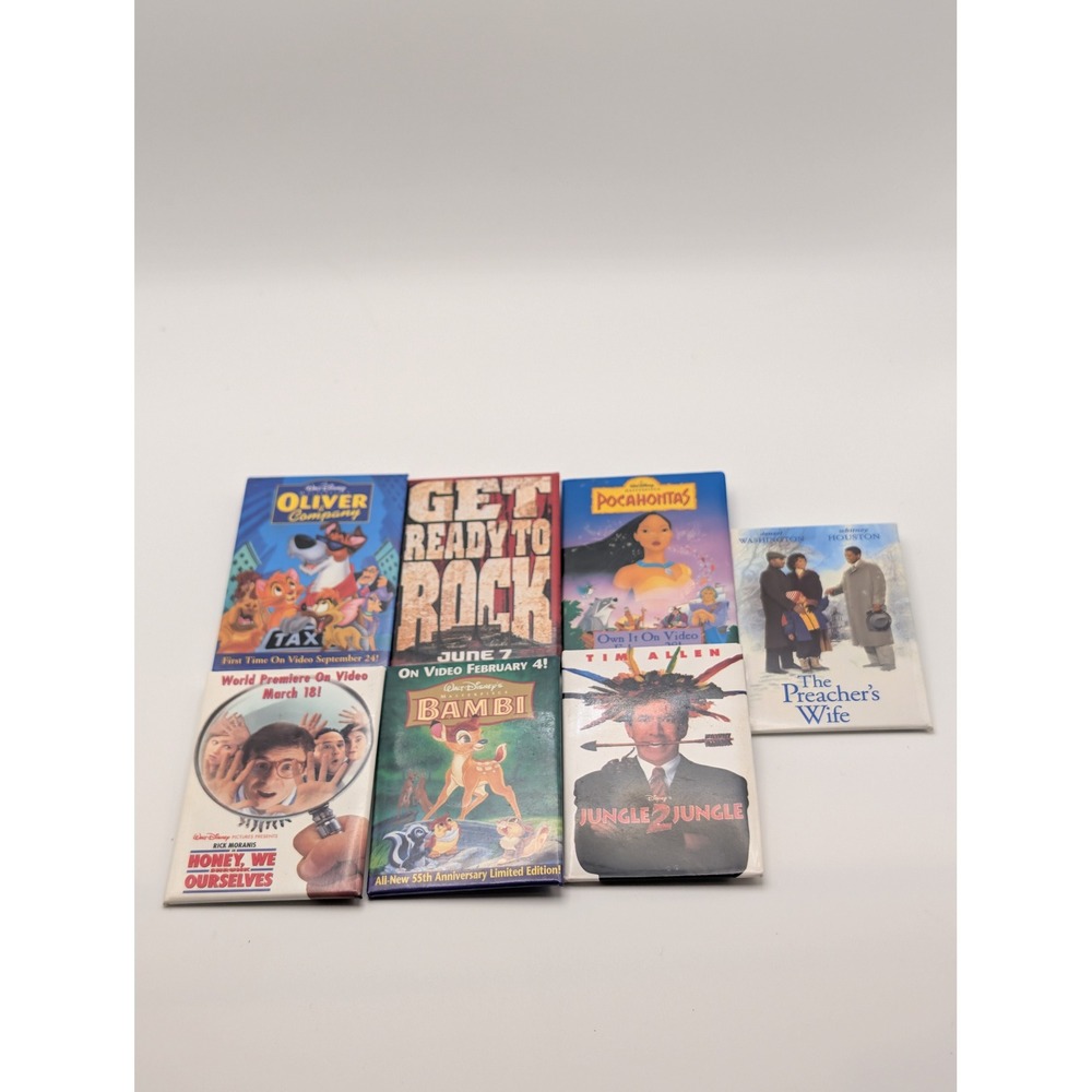 Disney Movie Pin Lot Unisex OS Multicolor Good Vintage 90s Promo